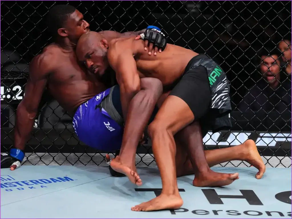 Usman Dominates Buckley in Heartfelt Comeback, Eyes Title Shot Usman dominates buckley in heartfelt comeback, eyes title shot