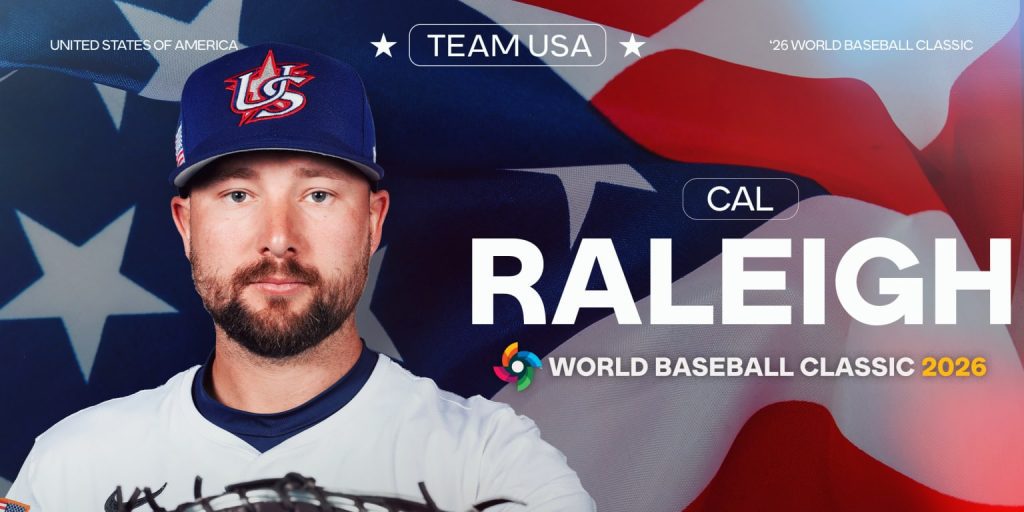 Cal raleigh teams up with usa for world baseball classic