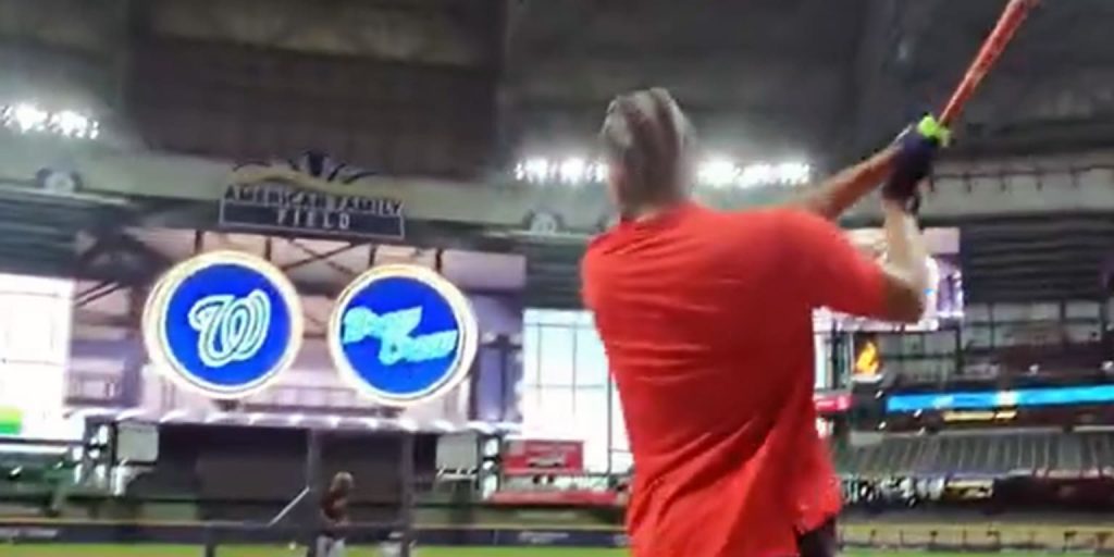 Catcher cam: james wood's home run derby training highlights