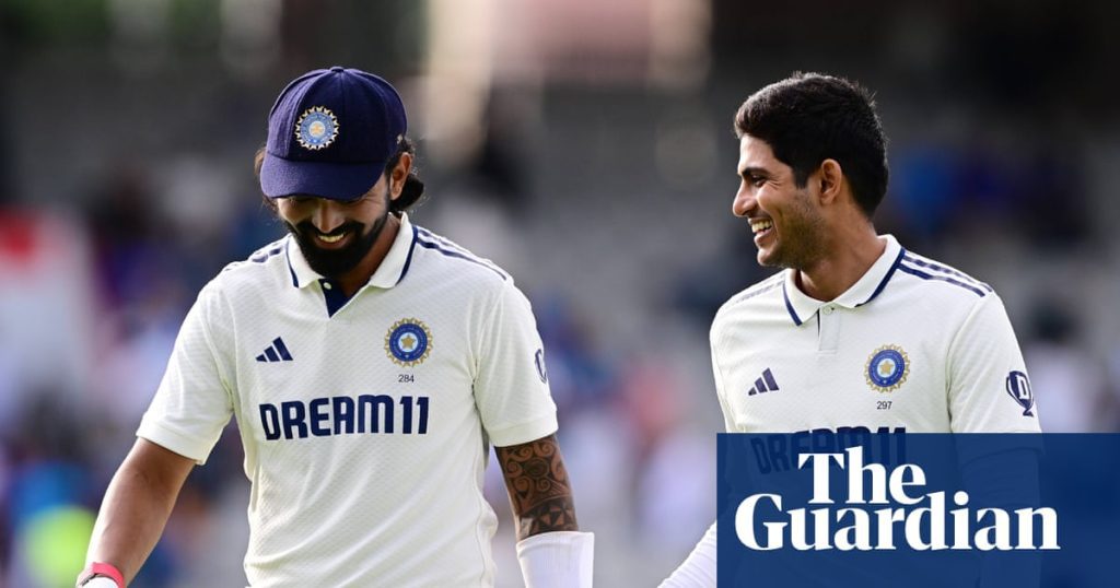 Gill and rahul spark india’s comeback as stokes shines for
