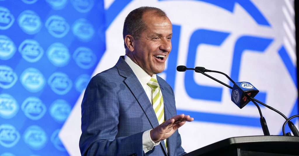 Insights from the acc commissioner on ncaa tournament and emerging