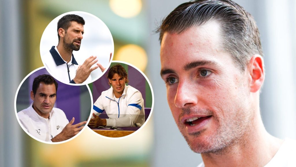 Isner names the toughest rival among tennis legends federer, djokovic,