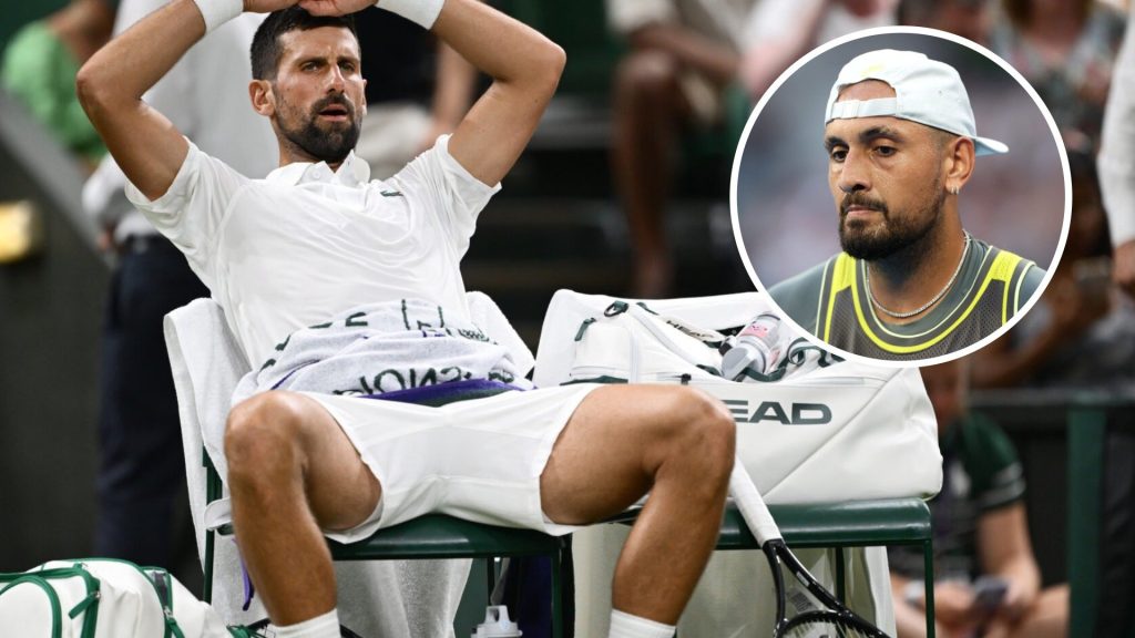 Kyrgios accuses djokovic of using injury timeouts to disrupt opponents