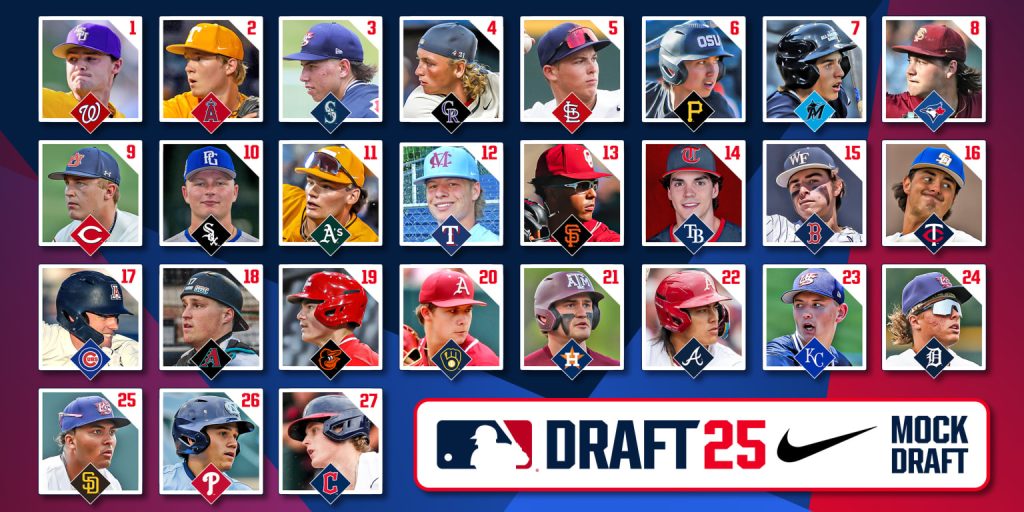 Mlb pipeline's latest mock draft reveals a significant shift at