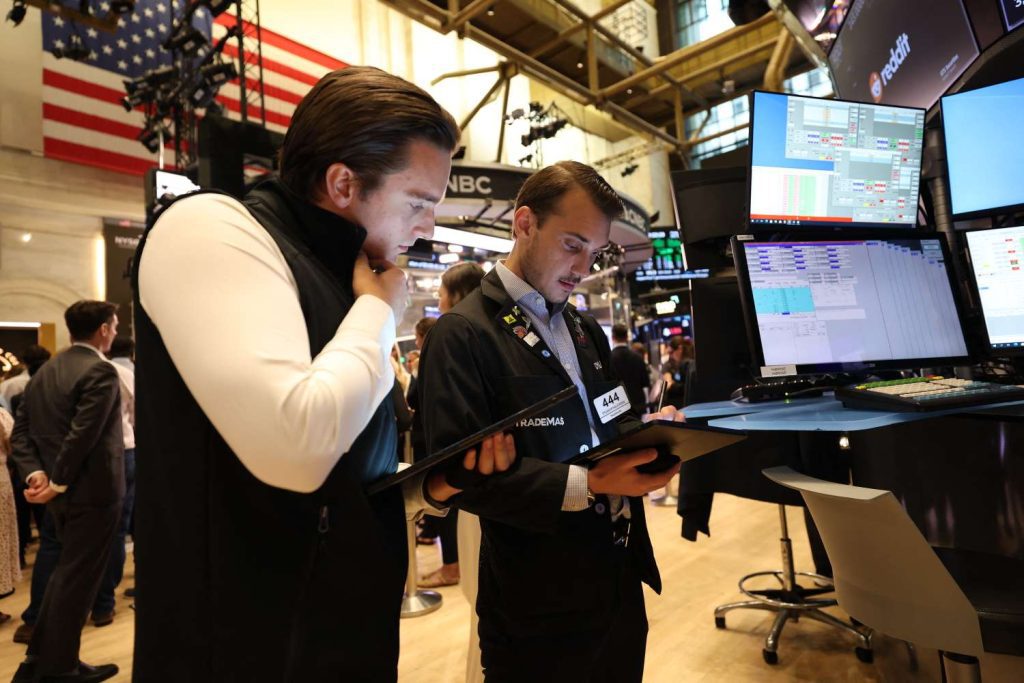 Stocks dip as trump unveils new tariffs; bitcoin soars past