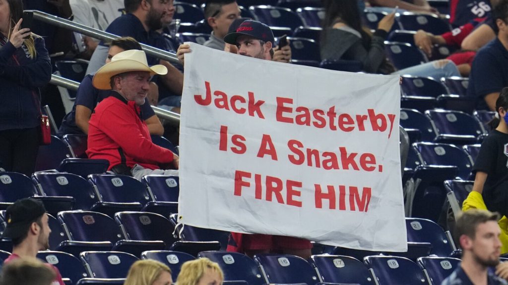 Texans' decision to fire jack easterby linked to fan backlash
