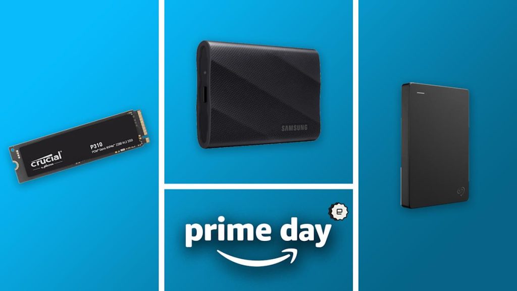 Top prime day deals on ssds and external hard drives