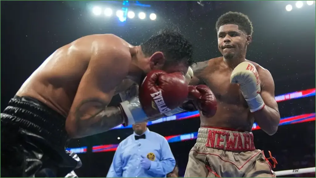 Boxing stars shine at us open tennis venue with berlanga