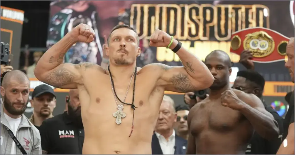 Britain’s boxing showdown: usyk vs dubois