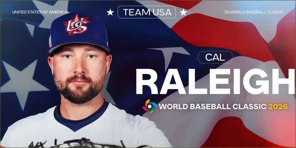 Cal raleigh teams up with usa for world baseball classic