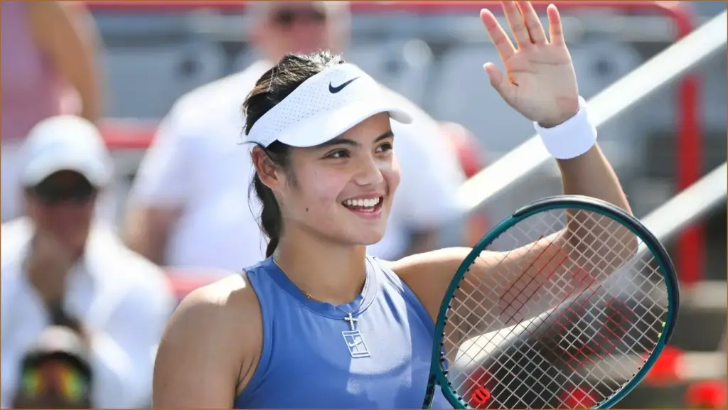 Emma raducanu maintains winning streak with first round victory in montreal