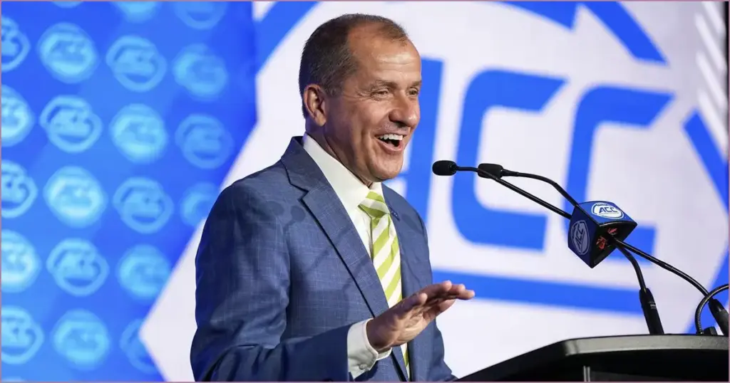 Insights from the acc commissioner on ncaa tournament and emerging