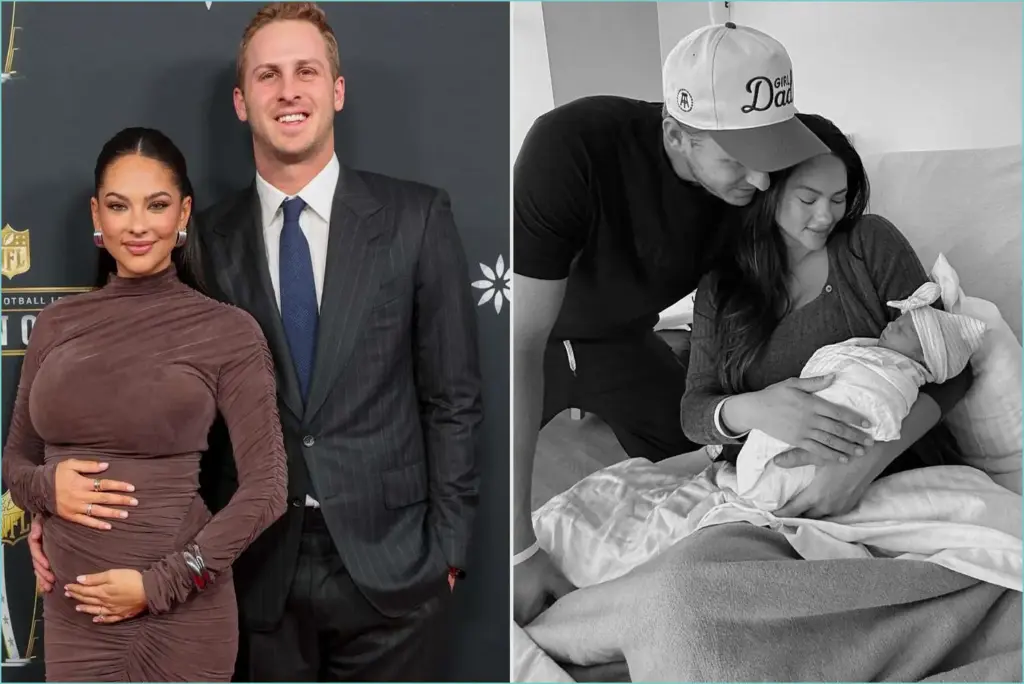 Jared Goff and Christen Harper Celebrate the Arrival of Their First Baby Jared goff and christen harper celebrate the arrival of their
