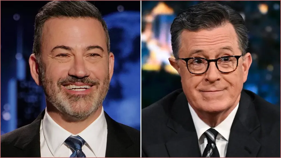 Jimmy Kimmel Takes a Stand Against CBS Decision on Colbert Jimmy kimmel takes a stand against cbs decision on colbert
