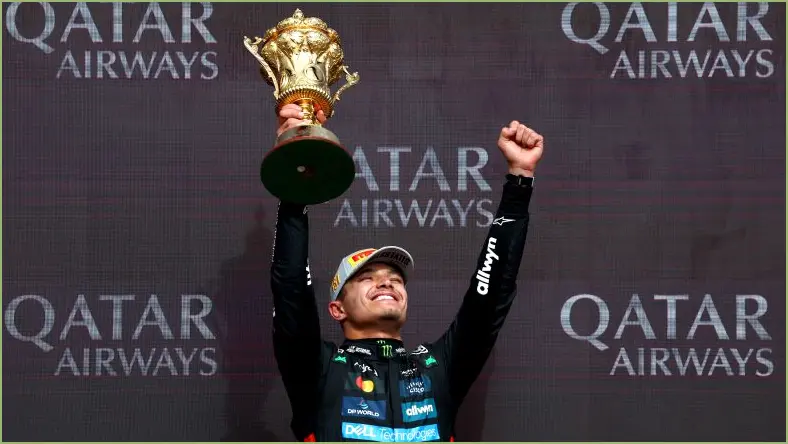 Norris Triumphs in Turbulent British Grand Prix Amidst Piastri’s Penalty and Heavy Rain Norris triumphs in turbulent british grand prix amidst piastri's penalty