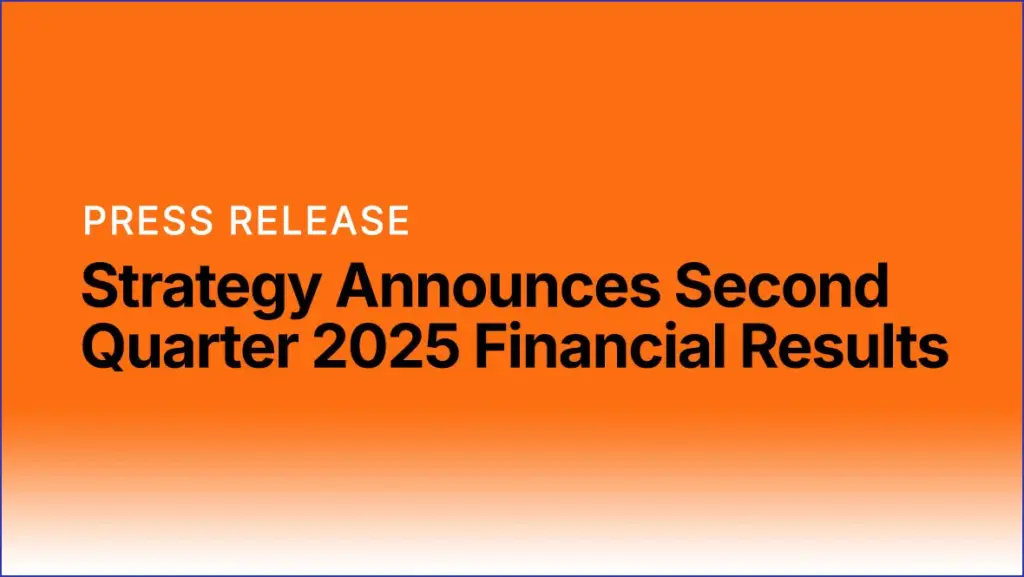 Strategy reports q2 2025 financial highlights
