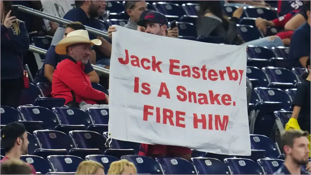 Texans' decision to fire jack easterby linked to fan backlash