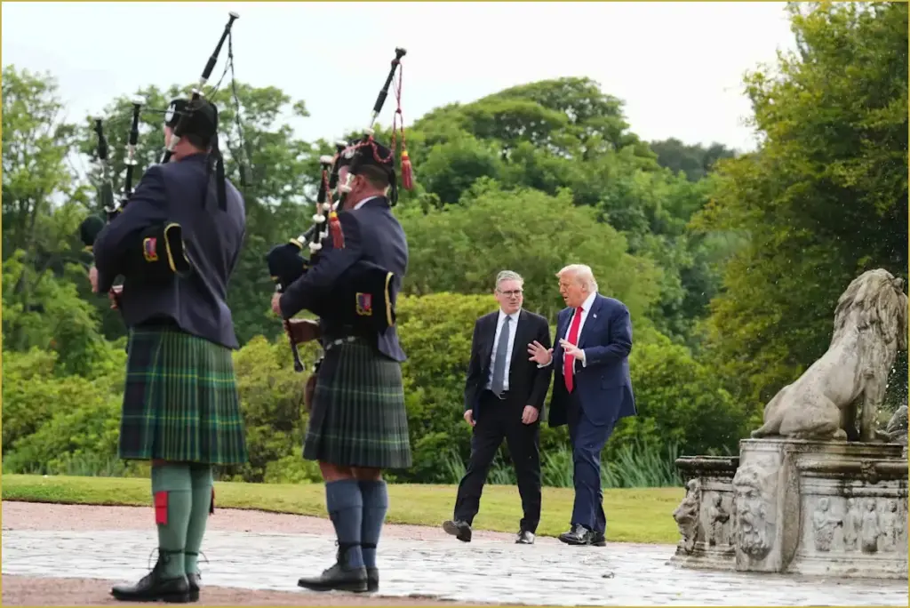 Trump Discusses Global Challenges and Golf in Meeting with UK Prime Minister Trump discusses global challenges and golf in meeting with uk
