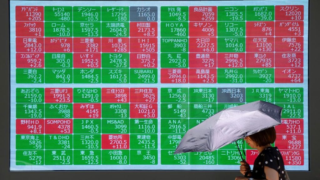 Asia stock markets live updates today