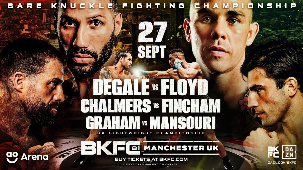 Bkfc launches in manchester: james degale vs. matt floyd on