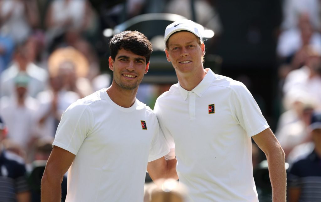 Jannik sinner highlights carlos alcaraz's unique skills on the atp