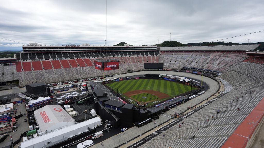 Mlb speedway classic launches at bristol motor speedway