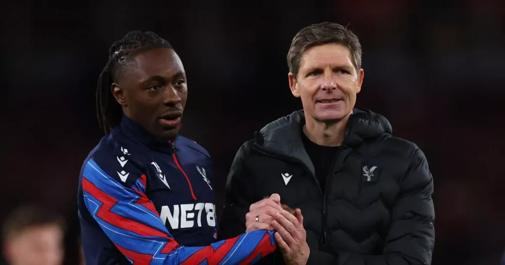 Oliver glasner honors eberechi eze before £67.5m arsenal move