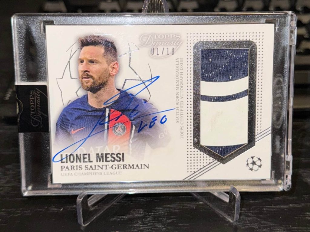 Topps affirms authenticity of lionel messi autographs, offering replacements for
