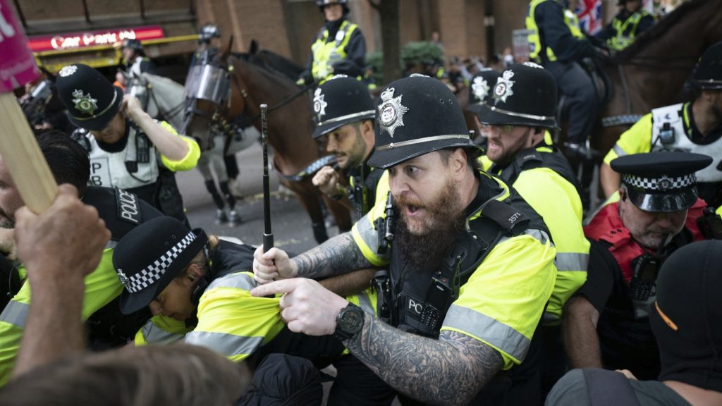 U.k. migrant protests lead to tensions and confrontations