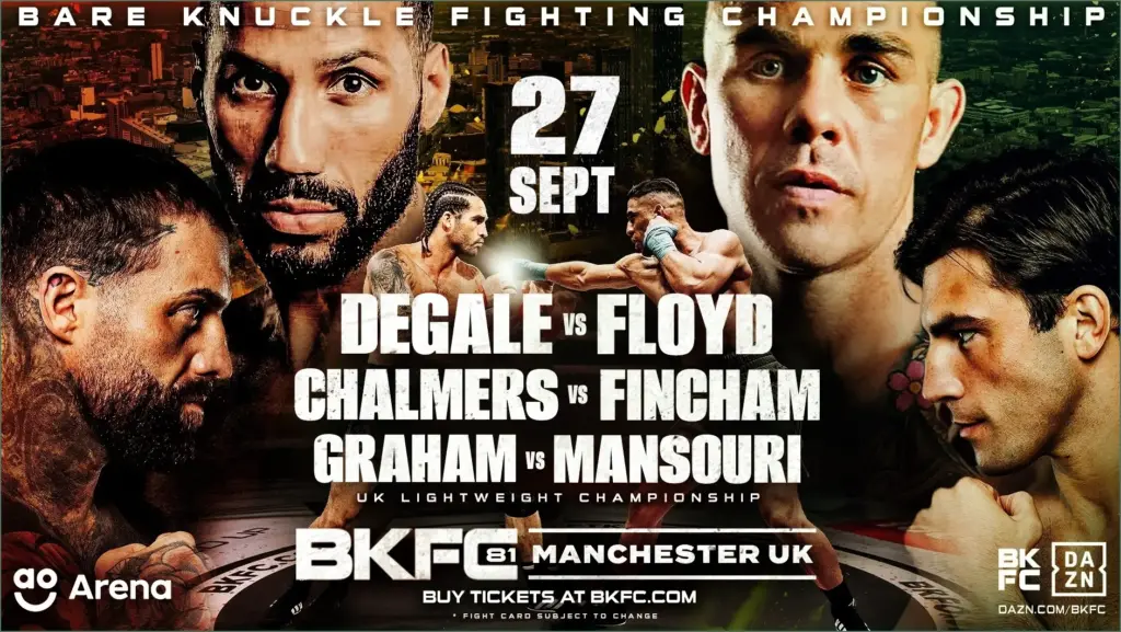 Bkfc launches in manchester: james degale vs. matt floyd on