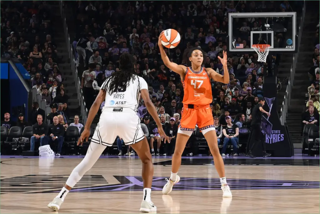 Connecticut stumbles against golden state in 74 57 defeat