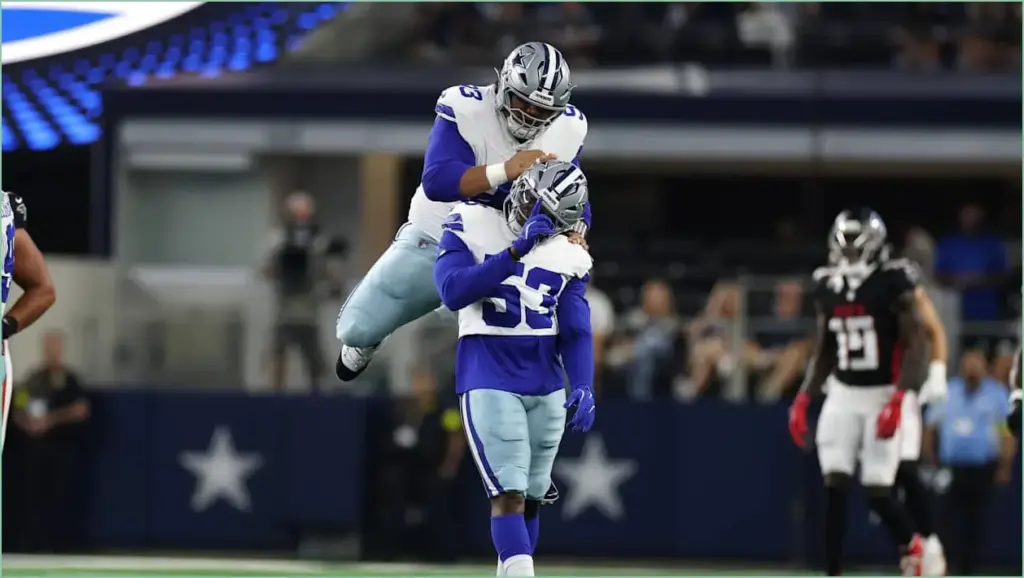 Highlights of standout performers against the falcons