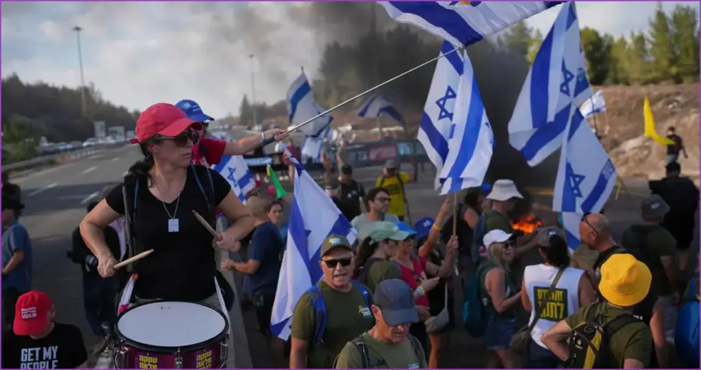 Israel protesters stage nationwide strike for ceasefire and hostage release