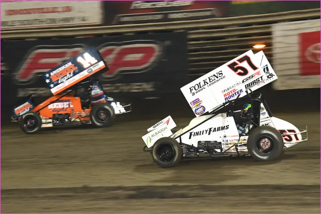 Larson clinches prelim victory over bayston
