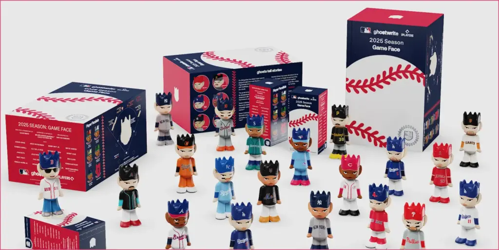 Mlb teams up with ghostwrite for unique collectibles