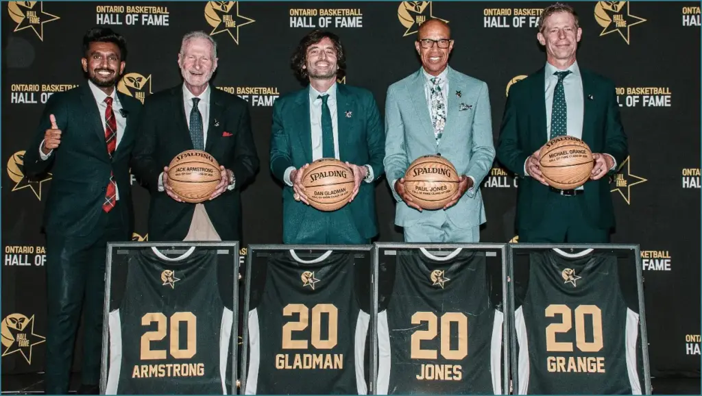 Ontario basketball association hall of fame celebration shines with star