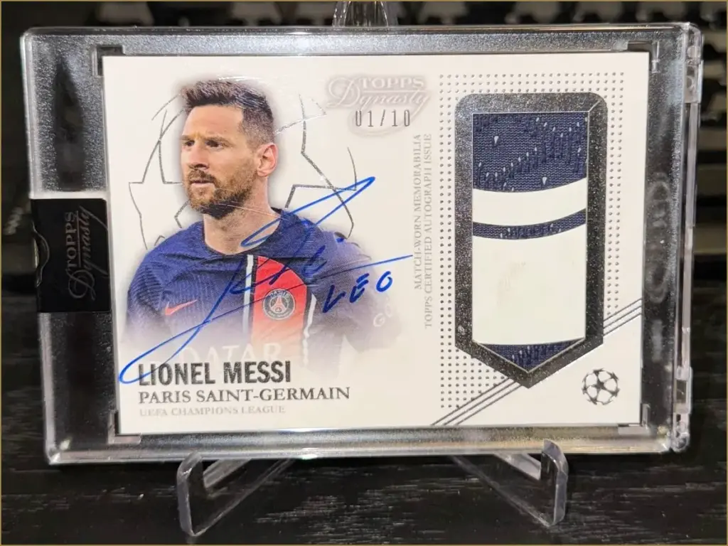 Topps affirms authenticity of lionel messi autographs, offering replacements for