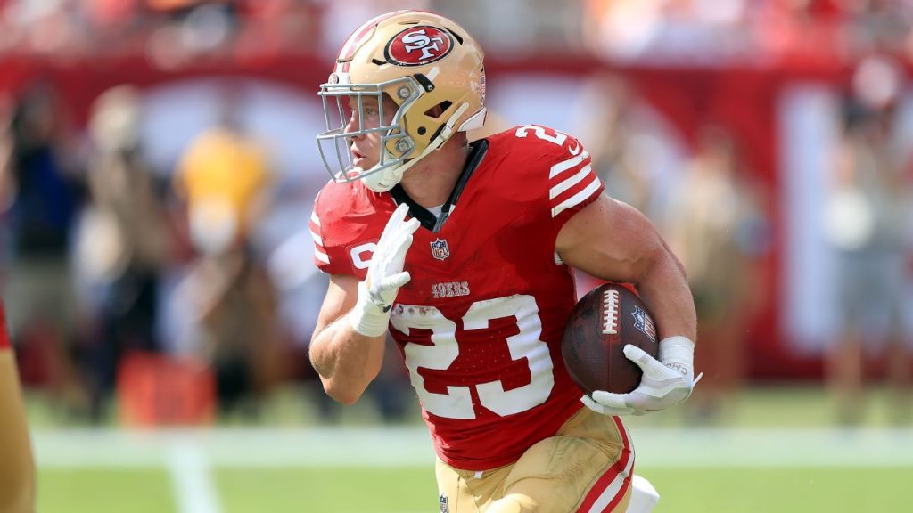 Mccaffrey optimistic about playing against seahawks despite missing practice