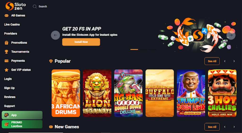 Slotozen casino 2025 review: exciting bonuses, popular slots, and safe