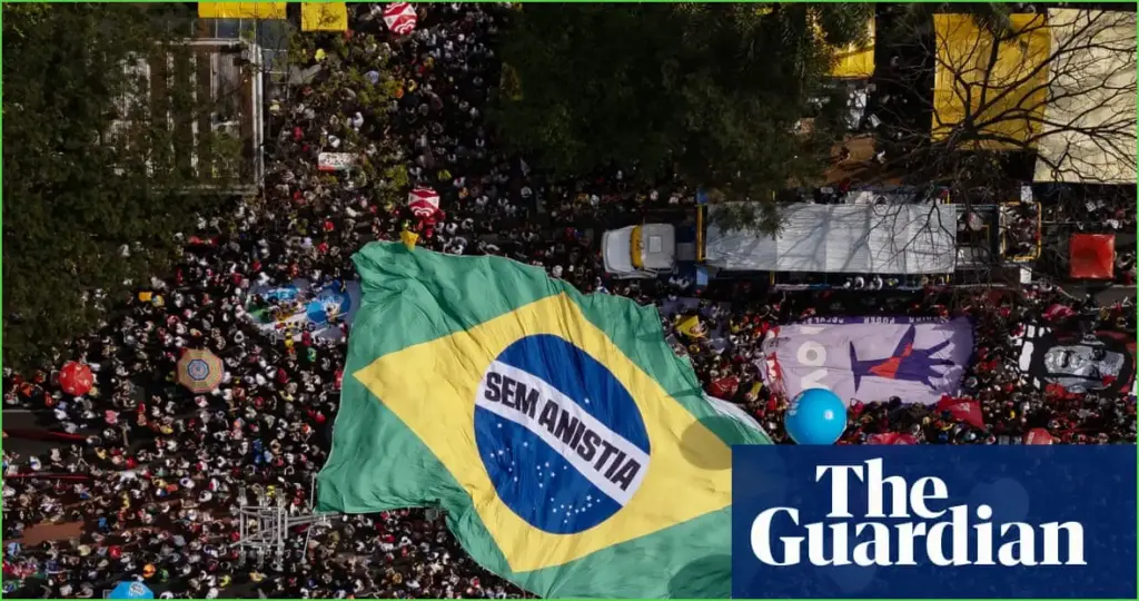 Thousands march in brazil demanding no amnesty for bolsonaro