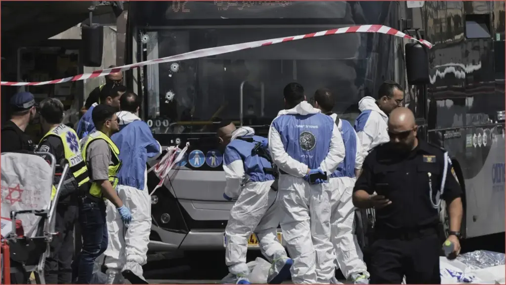 Tragedy strikes as jerusalem bus stop attack claims six lives