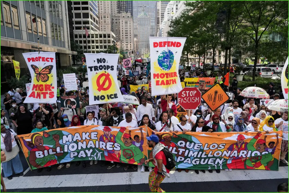 Trump Labels Climate Change a Scandal at the United Nations Trump labels climate change a scandal at the united nations