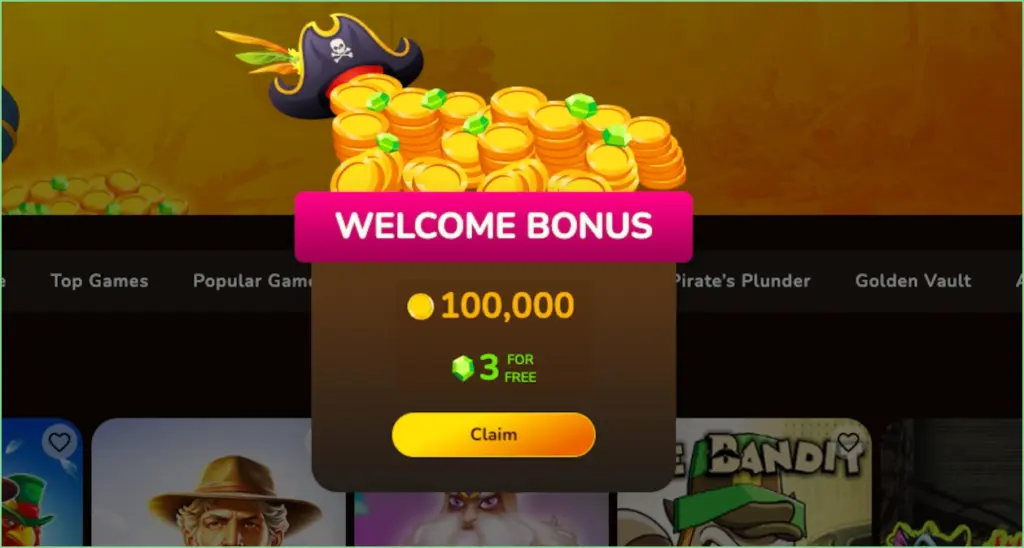 Unlock 100,000 gold coins with gold treasure casino promo code