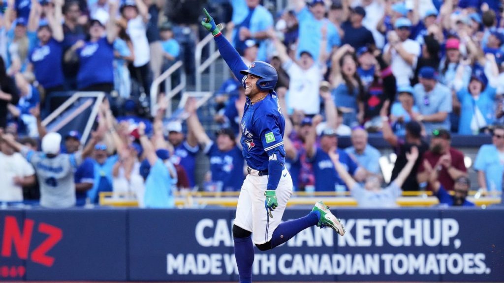 George springer leads blue jays to secure top al seed