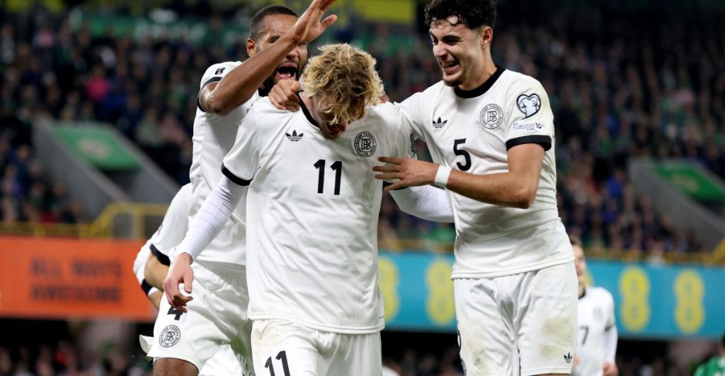 Germany secures hard fought 1 0 victory against northern ireland at match