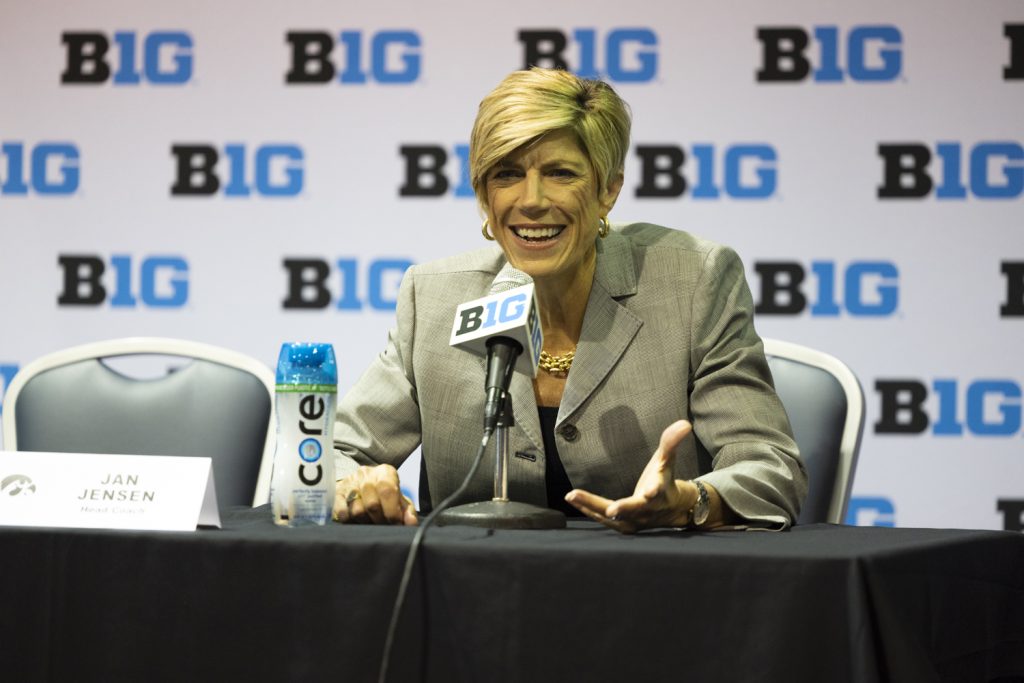 Jan jensen encourages patience in iowa women's basketball