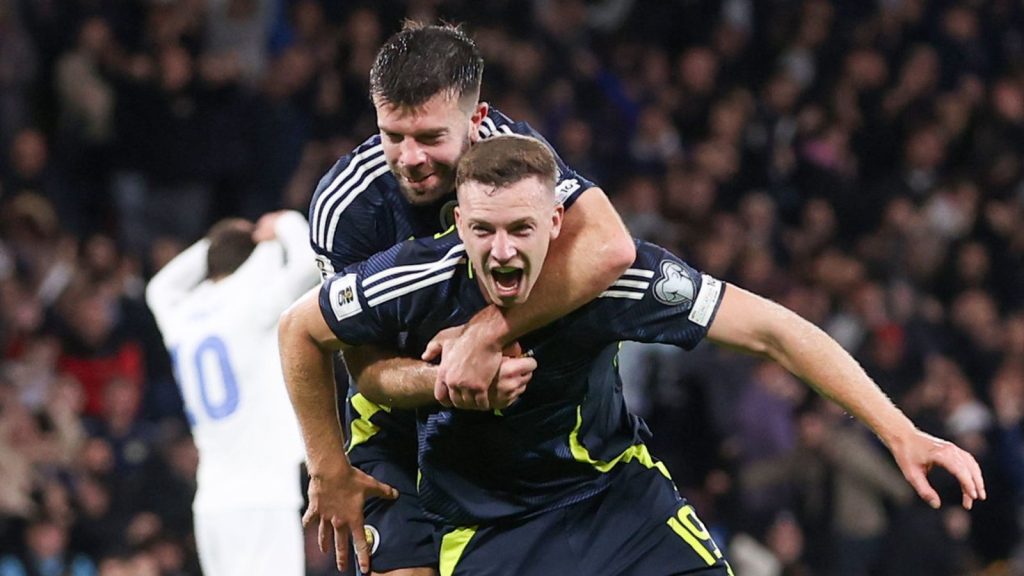 Scotland triumphs over greece with a 3 1 victory