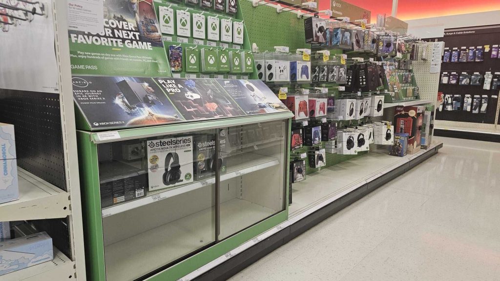 Target and walmart continue to stock xbox products