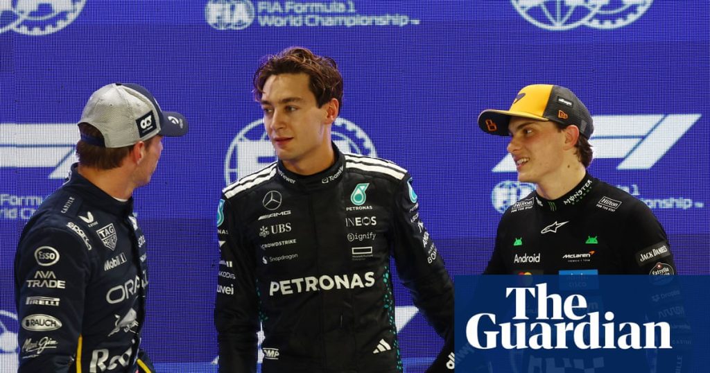 Verstappen reacts as russell secures impressive pole in singapore