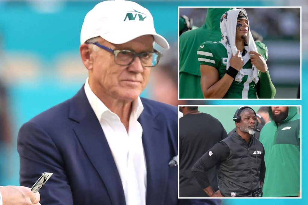 Woody johnson defends aaron glenn while criticizing justin fields